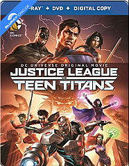Justice League vs Teen Titans - Limited Edition Steelbook (Blu-ray + DVD + Digital Copy) (MX Import) Blu-ray