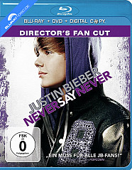 Justin Bieber: Never Say Never (Director's Fan Cut) (Blu-ray + DVD + Digital Copy) Blu-ray