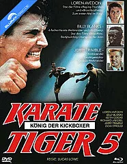 Karate Tiger 5 - König der Kickboxer (Limited Mediabook Edition) (Cover B) (Blu-ray + DVD) Blu-ray
