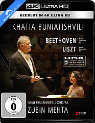 Khatia Buniatishvili & Zubin Mehta: Beethoven & Liszt (Mehta) 4K (4K UHD) Blu-ray
