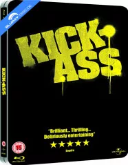 Kick-Ass - Limited Edition Steelbook (Blu-ray + DVD + Bonus-DVD) (UK Import ohne dt. Ton) Blu-ray