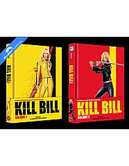 Kill Bill - Vol. 1 & 2 (Wattierte Limited Mediabook Edition im Schuber Set) (Cover B) Blu-ray