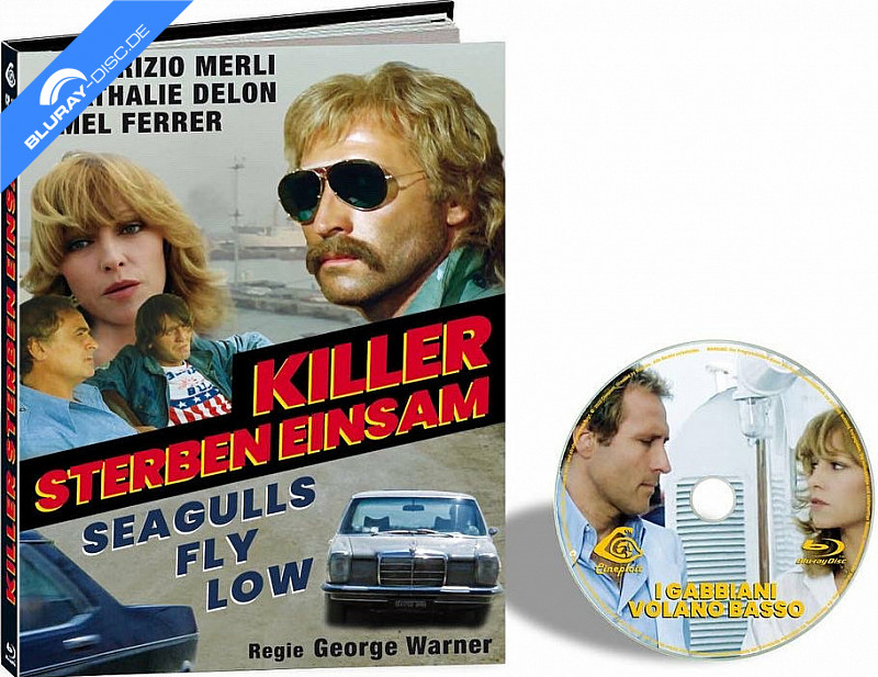 Killer sterben einsam (I gabbiani volano basso) (2K Remastered) (Limited Mediabook Edition) (Cover C) (AT Import) Blu-ray