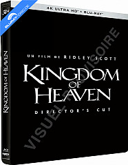 Kingdom of Heaven 4K - Director's Cut + Roadshow Director's Cut - Édition Limitée Steelbook (4K UHD + Blu-ray + Bonus Blu-ray) (FR Import ohne dt. Ton) Blu-ray