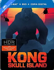 Kong: La Isla Calavera - Limited Edition Steelbook (Blu-ray + DVD + Digital Copy) (MX Import ohne dt. Ton) Blu-ray