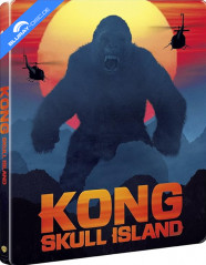 Kong: Skull Island 3D - Amazon Exclusive Limited Edition Steelbook (Blu-ray 3D + Blu-ray + Bonus Blu-ray) (JP Import ohne dt. Ton) Blu-ray