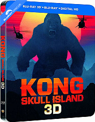 Kong: Skull Island 3D - Édition Limitée Boîtier Steelbook (Blu-ray 3D + Blu-ray + UV Copy) (FR Import ohne dt. Ton) Blu-ray