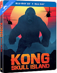 Kong: Skull Island 3D - Limited Edition Steelbook (Blu-ray 3D + Blu-ray) (HK Import ohne dt. Ton) Blu-ray