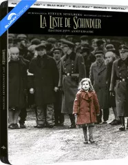 La Liste de Schindler 4K - 25ème Anniversaire Édition Boîtier Steelbook (4K UHD + Blu-ray + Bonus Blu-ray + Digital Copy) (FR Import ohne dt. Ton) Blu-ray