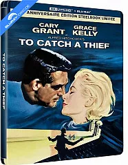 La Main au Collet (1955) 4K - 70e Anniversaire Édition Boîtier Steelbook (4K UHD + Blu-ray) (FR Import) Blu-ray