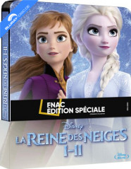La Reine des neiges 1 + 2 - FNAC Exclusive Édition Spéciale Steelbook (FR Import ohne dt. Ton) Blu-ray
