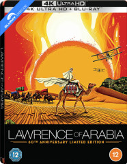 Lawrence of Arabia (1962) 4K - 60th Anniversary - Zavvi Exclusive Limited Edition Steelbook (4K UHD + Blu-ray + Bonus Blu-ray) (UK Import) Blu-ray