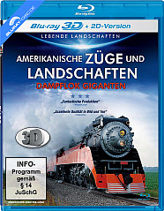Lebende Landschaften: Amerikanische Züge und Landschaften - Dampflok Giganten 3D (Blu-ray 3D) Blu-ray