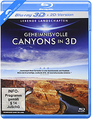 Lebende Landschaften: Geheimnisvolle Canyons 3D (Blu-ray 3D) Blu-ray