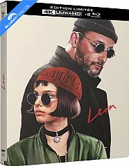 Léon (1994) 4K - Édition Limitée Steelbook (4K UHD + 2 Blu-ray) (FR Import ohne dt. Ton) Blu-ray