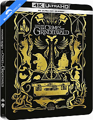Les Animaux Fantastiques: Les Crimes de Grindelwald 4K - Theatrical and Extended Cut - Édition Limitée Steelbook (4K UHD + 2 Blu-ray) (FR Import) Blu-ray