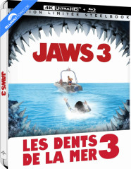 Les Dents de la mer 3 4K - Édition Boîtier Steelbook (4K UHD + Blu-ray 3D) (FR Import) Blu-ray