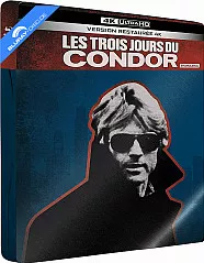 Les trois jours du Condor 4K - Steelbook (4K UHD + Blu-ray) (FR Import) Blu-ray