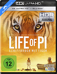 Life of Pi: Schiffbruch mit Tiger 4K (4K UHD + Blu-ray + UV Copy) Blu-ray