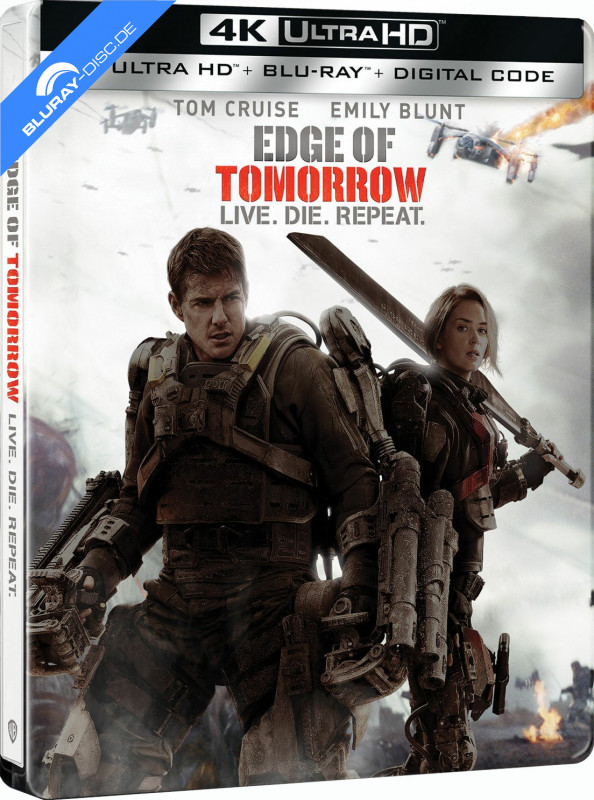 Live Die Repeat Edge of Tomorrow 2014 4K Best Buy Exclusive Limited