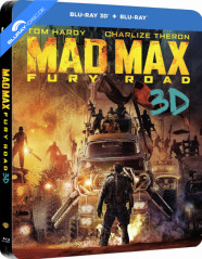 Mad Max: Fury Road (2015) 3D - Limited Edition Steelbook (Blu-ray 3D + Blu-ray) (DK Import ohne dt. Ton) Blu-ray