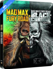Mad Max: Fury Road (2015) - Theatrical Cut and Black & Chrome Edition - Édition Limitée Steelbook (FR Import ohne dt. Ton) Blu-ray
