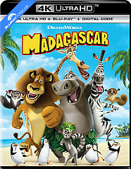 Madagascar (2005) 4K (4K UHD + Blu-ray + Digital Copy) (US Import ohne dt. Ton) Blu-ray