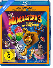Madagascar 3: Flucht durch Europa 3D (Blu-ray 3D + Blu-ray) (Neuauflage) Blu-ray