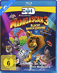 Madagascar 3: Flucht durch Europa 3D (Blu-ray 3D) Blu-ray