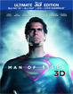 Man of Steel 3D - Ultimate Edition Limitée (Blu-ray 3D + Blu-ray + DVD + Digital Copy) (FR Import) Blu-ray