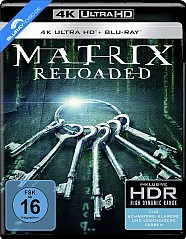 Matrix Reloaded 4K (4K UHD + Blu-ray + Bonus Blu-ray + Digital HD) Blu-ray