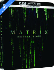 Matrix Resurrections (2021) 4K - Édition Boîtier Steelbook (4K UHD + Blu-ray) (FR Import ohne dt. Ton) Blu-ray