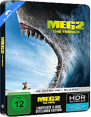 Meg 2 - Die Tiefe 4K (Limited Steelbook Edition) (4K UHD + Blu-r