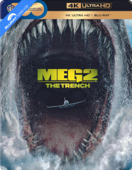 Meg 2: The Trench 4K - Best Buy Exclusive Limited Edition Steelbook (4K UHD + Blu-ray + Digital Copy) (US Import ohne dt. Ton) Blu-ray