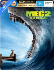 Meg 2: The Trench 4K - JB Hi-Fi Exclusive Limited Edition Steelbook (4K UHD + Blu-ray) (AU Import ohne dt. Ton) Blu-ray