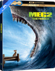 Meg 2: The Trench 4K - Limited Edition Steelbook (4K UHD + Blu-ray) (HK Import) Blu-ray