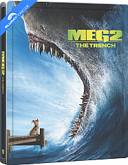 Meg 2: The Trench 4K - Zavvi Exclusive Limited Edition Steelbook (4K UHD + Blu-ray) (UK Import ohne dt. Ton) Blu-ray