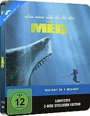 Meg (2018) 3D (Limited Steelbook Edition) (Blu-ray 3D + Blu-ray) Blu-ray