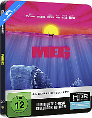Meg (2018) 4K (Limited Steelbook Edition) (4K UHD + Blu-ray) Blu-ray
