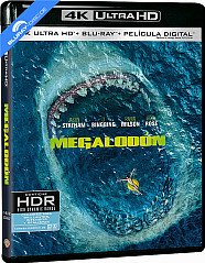 Megalodón (2018) 4K (4K UHD + Blu-ray + Digital Copy) (ES Import) Blu-ray