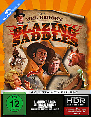 Mel Brooks' - Blazing Saddles: Der wilde Wilde Westen 4K (50th Anniversary Collector's Edition) (Limited Steelbook Edition) (4K UHD + Blu-ray) Blu-ray