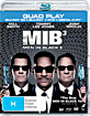 Men in Black 3 3D - Quad Play (Blu-ray 3D + Blu-ray + DVD + Digital Copy) (AU Import ohne dt. Ton) Blu-ray