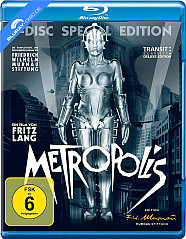 Metropolis (1927) (3-Disc Special Edition) (Überarbeitete Fassung) Blu-ray