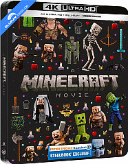 Minecraft, le film 4K - E.Leclerc Exclusive Édition Spéciale Steelbook (4K UHD + Blu-ray) (FR Import ohne dt. Ton) Blu-ray