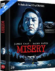 Misery (1990) (Limited Mediabook Edition) (Cover A) (Blu-ray + DVD) Blu-ray