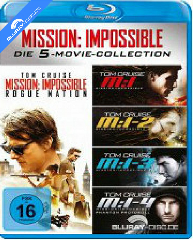 Mission: Impossible 1-5 - The 5 Movie Collection Blu-ray - Film