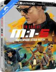 Mission: Impossible - Rogue Nation 4K - Limited Edition Steelbook (4K UHD + Blu-ray + Bonus Blu-ray) (TH Import ohne dt. Ton) Blu-ray