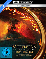 Mittelerde Collection 4K (Kinofassung und Extended Edition) (4K UHD) Blu-ray