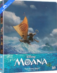 Moana (2016) 3D - Limited Edition Steelbook (Blu-ray 3D + Blu-ray) (HK Import ohne dt. Ton) Blu-ray