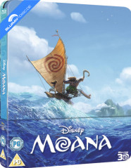 Moana (2016) 3D - Zavvi Exclusive Limited Edition Steelbook (Blu-ray 3D + Blu-ray) (UK Import ohne dt. Ton) Blu-ray